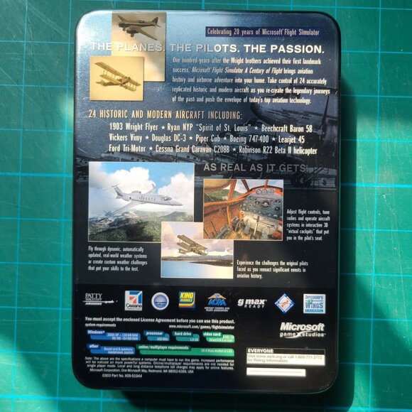 Microsoft FLIGHT SIMULATOR 2004 (PC / Windows) Complete | CIB w/ Tin Case - Picture 3 of 10
